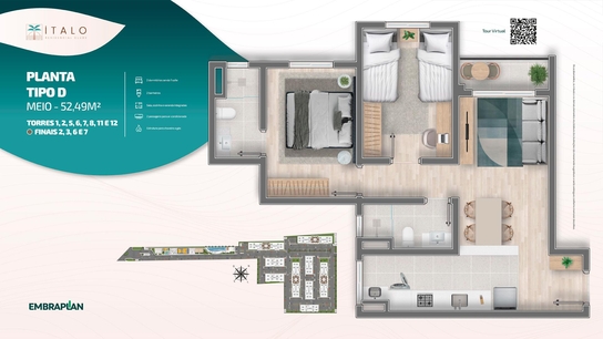 Planta 4 do empreendimento