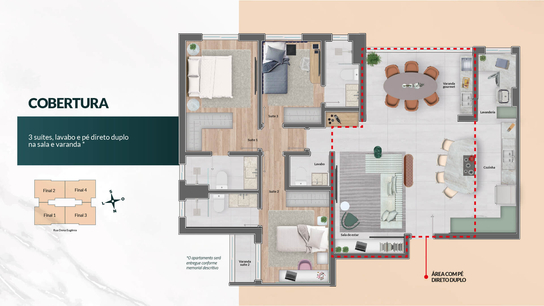 Planta 4 do empreendimento