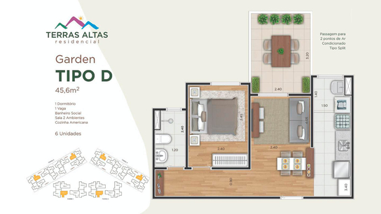 Planta 8 do empreendimento