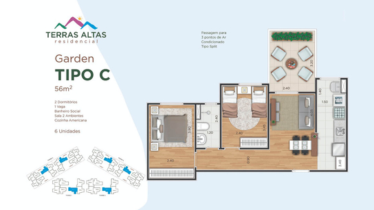 Planta 6 do empreendimento