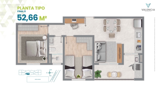 Planta 4 do empreendimento