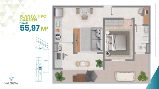 Planta 12 do empreendimento