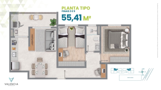 Planta 14 do empreendimento